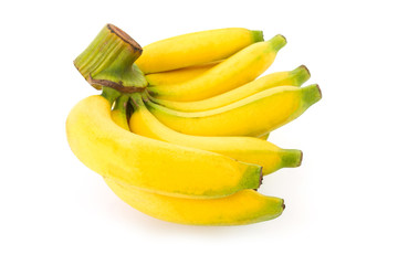 Obraz na płótnie Canvas banana yellow fruit food fresh healthy tropical organic vegetable