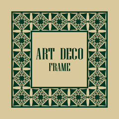 Obraz premium Art Deco Frame
