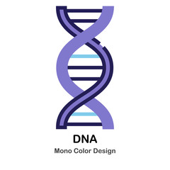 DNA mono color icon