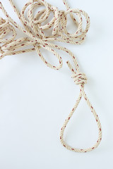 rope knot string twine brown nautical