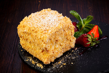 Napoleon layered cake