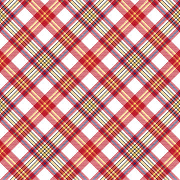 White red check seamless fabric texture