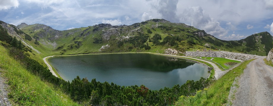 Seekarsee, Gamskogel. The Zauchenseeregion in Salzburg land near Altenmarkt in Pongau (Radstadt). Austria