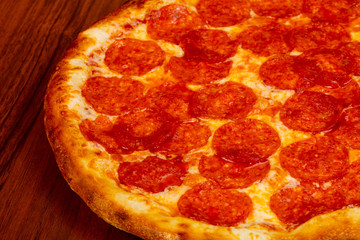 Pizza Pepperoni with sausages