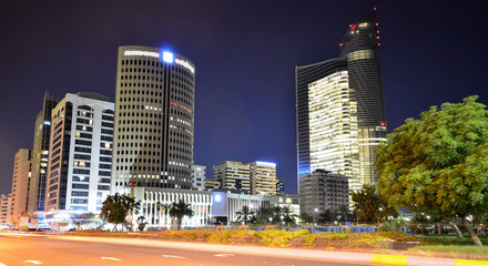 Skyscrapers in Abu Dhabi, United Arab Emirates