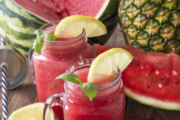 summer drink, watermelon juice