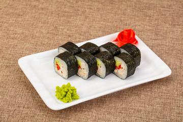 Japanese roll with chicken
