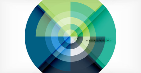 Fototapeta premium Wektorowy okręgu abstrakta tło