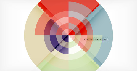 Obraz premium Vector circle abstract background