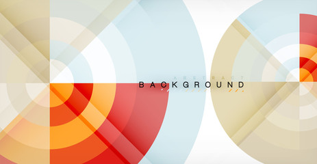 Obraz premium Vector circle abstract background