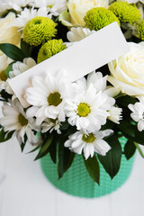 Bouquet of white flowers