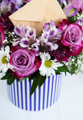 Bouquet of pink flowers