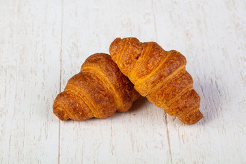 Sweet tasty croissant