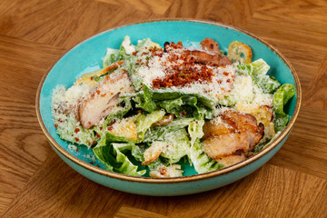 Caesar salad with chicken