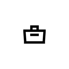 Bag icon vector symbol sign. Logo design element