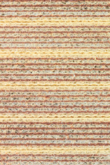 wafer chocolate dessert on white background