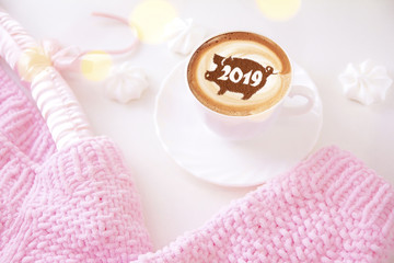 The pig is a symbol of the year 2019 in the Chinese calendar.