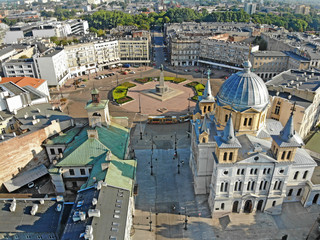Łódź, Poland - view of Freedom Square