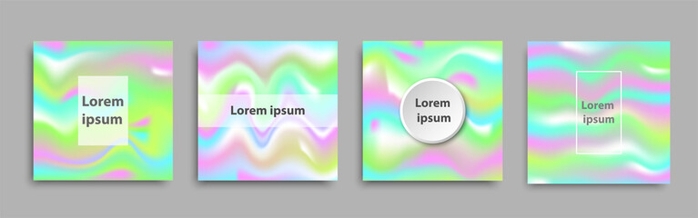 Obraz na płótnie Canvas abstract holographic foil texture