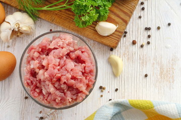 Raw minced meat