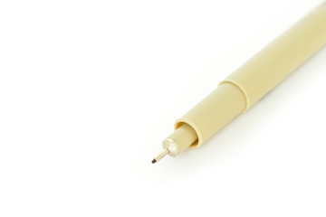 pen on white background
