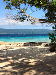Scene of Tranquility Island, Efate, Vanuatu.