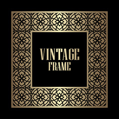 Obraz premium Art Deco Frame