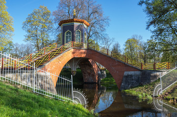 Bridge across canal in Alexander's park
