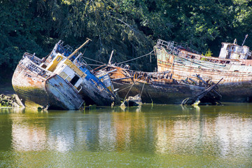 Epaves de bateaux