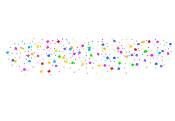 Bright colorful vector confetti background