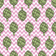 Seamless pattern with vegetable broccoli. For kitchen, for printing on textiles, phone case. Mix design for fabric and decor.Vitamin farm, drawing, product market.
