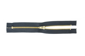 zipper object on white background