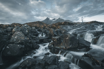UK, Scotland sligachan landscape