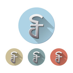 Cambodian riel currency symbol