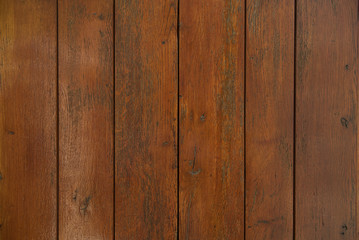 Naklejka premium Rough brown wooden texture, background. Wooden wall, surface. Wooden pattern