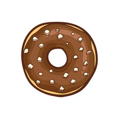 cute doughnut vector illustration