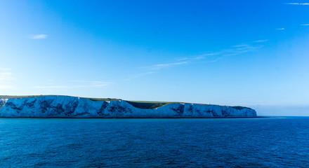 white cliffs von Dover in England