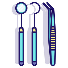 Dental tools LineColor