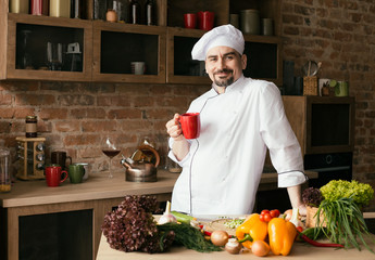 when you are a cook in the shower