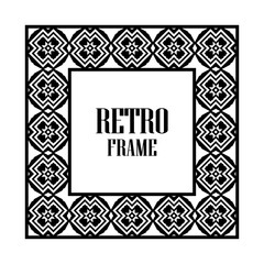 Obraz premium Art Deco Frame