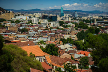 Fototapeta na wymiar Tbilisi's downtown, Georgia