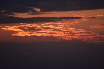 Fototapeta na wymiar Morgendämmerung vor Kap Arkona
