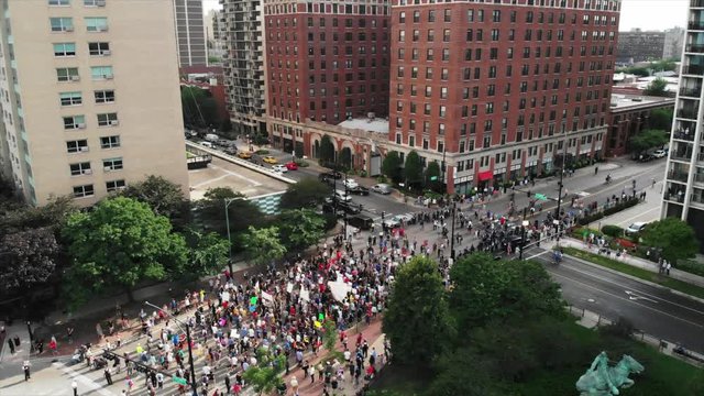 Lakeshore Drive Shutdown Protest against violence in Chicago, CPD killings of unarmed black men, and corruption in the mayors office.