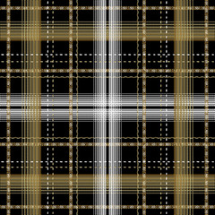 Tatran plaid style checkered greek vector seamless pattern. 