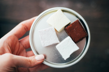 Delicious Homemade Marshmallows - Chocolate, Papaya, Vanilla and Berry