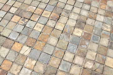 decorative pattern on the rocks