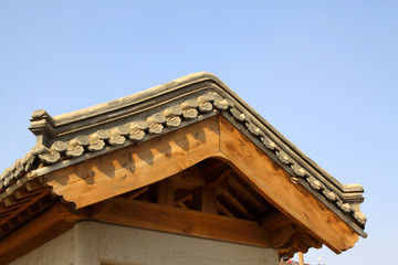 antique building eaves