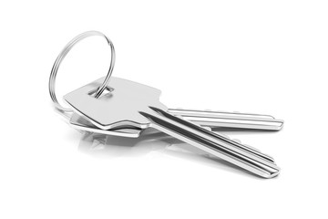 Schlüsselbund - Wohnungsschlüssel - Schlüssel - Freisteller - Freigestellt