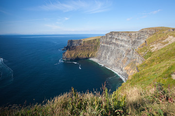 Fototapeta na wymiar The famous Cliffs of Moher in Ireland