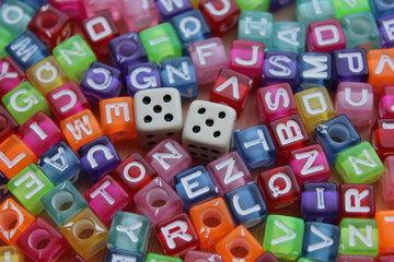 dices and beads